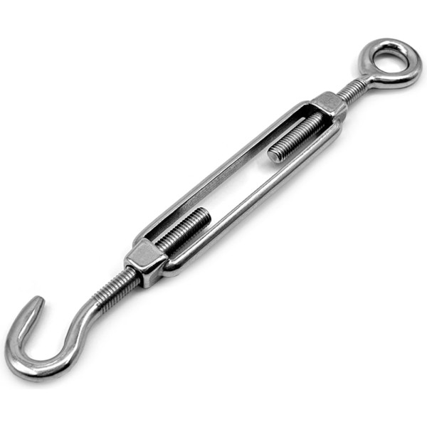 Нержавеющий талреп KREPFIELD М5, ART 9072, А4, крюк - кольцо, 2 шт. 9072СА4ТАЛРЕП5ММ-2