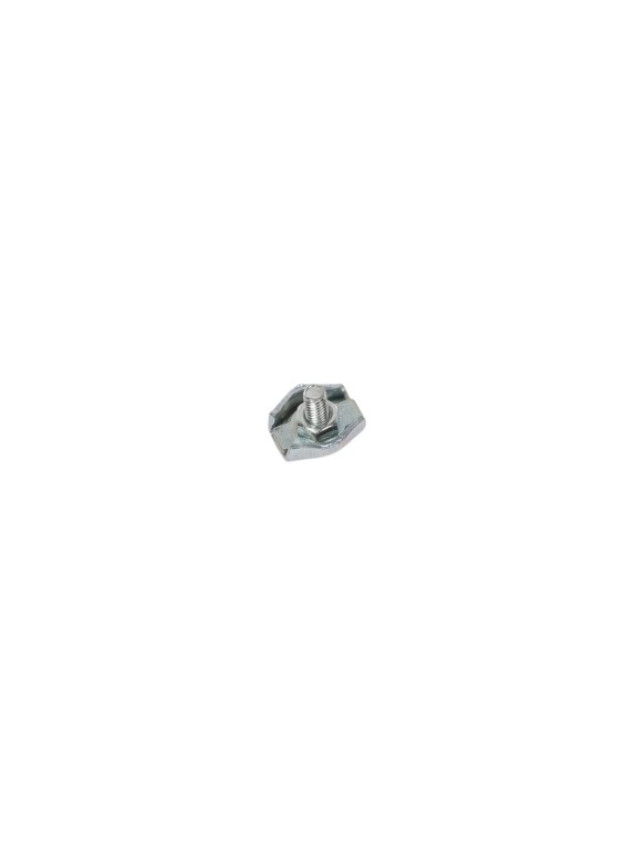 Зажим для стальных канатов STEELREX одинарный, SIMPLEX, цинк, 2 мм, упаковка 2 шт. 0521002000W100000210