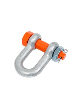 Такелажная скоба CERTEX прямая со шплинтом грузоподъемность 2 тонны SAK20SS