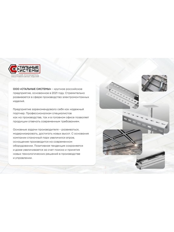 Скоба для профиля ООО "СТАЛЬНЫЕ СИСТЕМЫ" 41x21 гор. цинк SR81-200