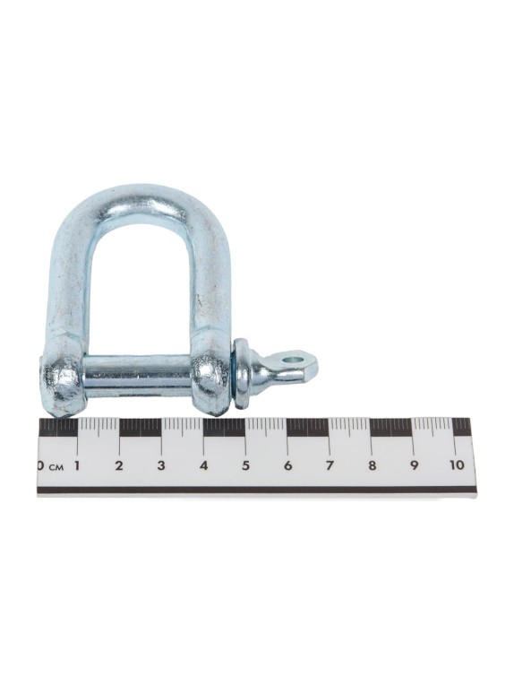 Скоба такелажная STEELREX прямой тип, цинк, 12 мм, упаковка 1 шт. 0507012000W100000110