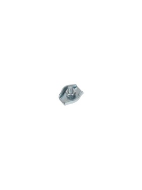 Зажим для стальных канатов STEELREX одинарный, SIMPLEX, цинк, 3 мм, упаковка 2 шт. 0521003000W100000210