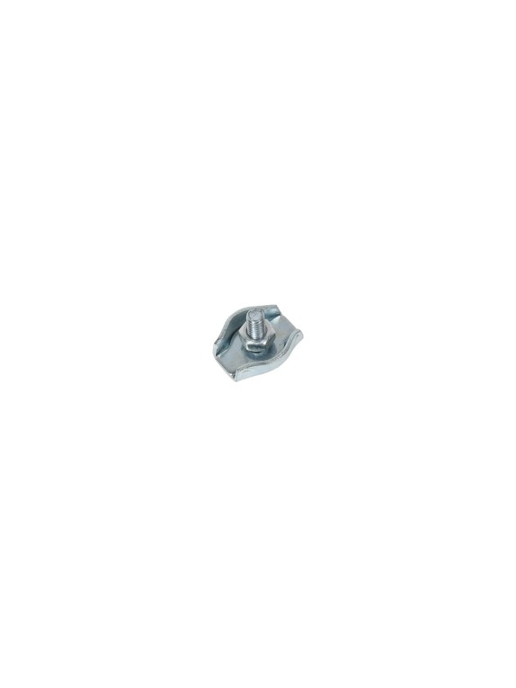 Зажим для стальных канатов STEELREX одинарный, SIMPLEX, цинк, 3 мм, упаковка 2 шт. 0521003000W100000210