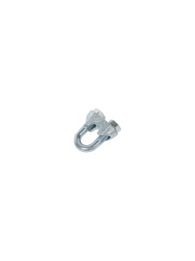Зажим для стальных канатов STEELREX DIN 741, цинк, 6 мм, упаковка 2 шт. 0519006000W100000210