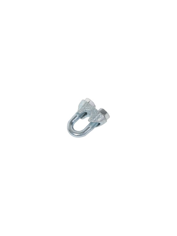 Зажим для стальных канатов STEELREX DIN 741, цинк, 6 мм, упаковка 2 шт. 0519006000W100000210