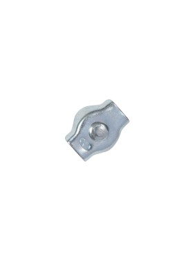 Зажим для стальных канатов STEELREX одинарный, SIMPLEX, цинк, 6 мм, упаковка 1 шт. 0521006000W100000110