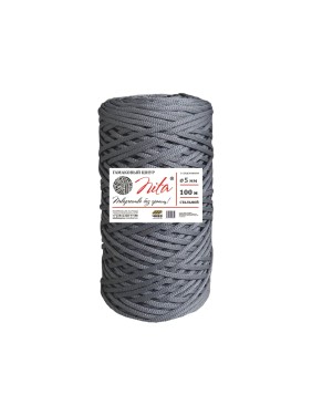 Шнур гамаковый Nita с/с ПЭ d=5мм 100, СТАЛЬНОЙ, 6" 4680253061261