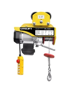 Мини таль электрическая передвижная LITELIFT РА-500 250/500кг высота 12м 220в ltpa500t12