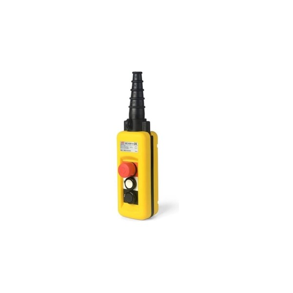 Пульт кнопочный HLT XAC-A2813 2 кнопки, 1 скорость, аварийная кнопка Стоп, IP65 085-12-014
