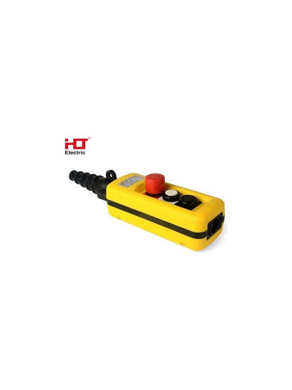Пульт кнопочный HLT XAC-A2813 2 кнопки, 1 скорость, аварийная кнопка Стоп, IP65 085-12-014