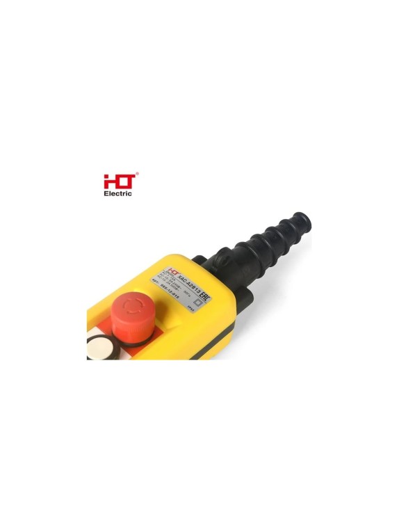 Пульт кнопочный HLT XAC-A2813 2 кнопки, 1 скорость, аварийная кнопка Стоп, IP65 085-12-014