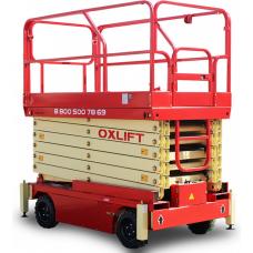 Ножничный передвижной подъемник OXLIFT QX-050-110 11000 мм, 500 кг, с выдвижной платформой 792771