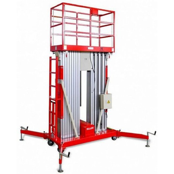 Телескопический двухмачтовый подъемник OXLIFT ZX-2-120 12 м, 200 кг 705030