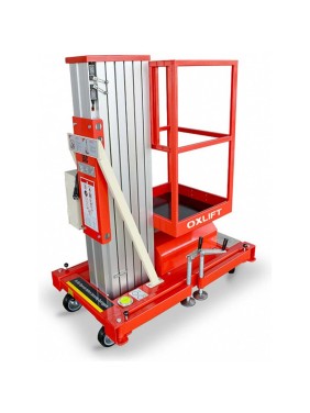 Телескопический одномачтовый подъемник OXLIFT ZX-1-080 8 м, 125 кг 789979