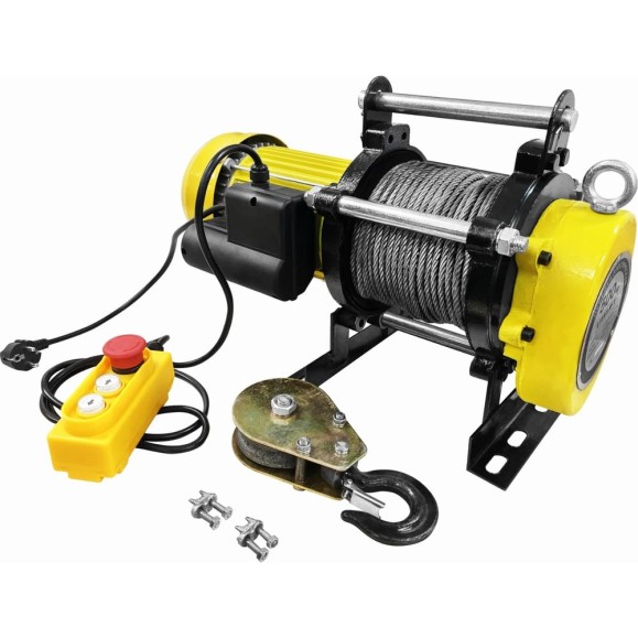 Лебедка электрическая LITELIFT KCD-300 150/300 кг 220в с канатом 30м kcd30030m220