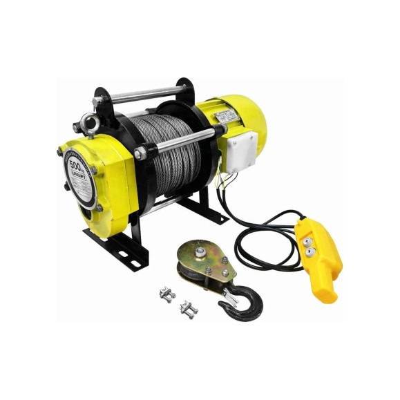 Лебедка электрическая LITELIFT KCD-500 250/500 кг 220в с канатом 30м kcd50030m220