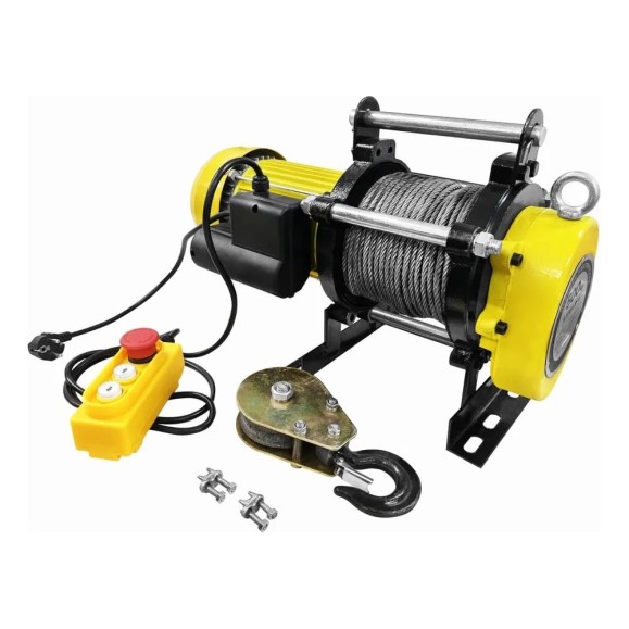 Лебедка электрическая LITELIFT KCD-500 250/500 кг 220в с канатом 70м kcd50070m220