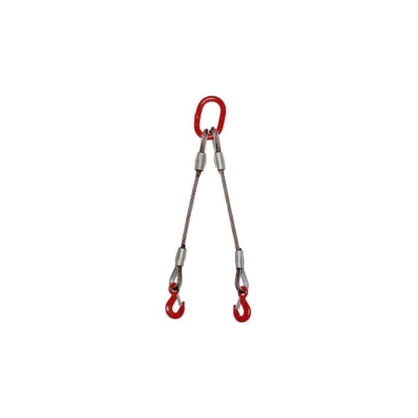 Строп канатный двухветвевой КанТраст 2 СК 0,5 т 3,0 м (опрессовка) 2SKO0530