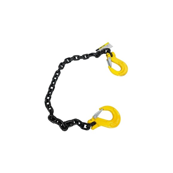 Строп крюк-крюк OCALIFT 1СЦ 22,8 т, 3 м, цепной глазированная цепь Т8 16x48 для стягивания груза 1sc22800t3mkk