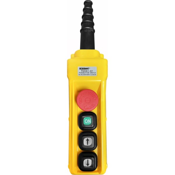 Пульт управления OCALIFT 2 кнопки, 1 скорость, стоп ключ старт, IP55 TNHA1-61