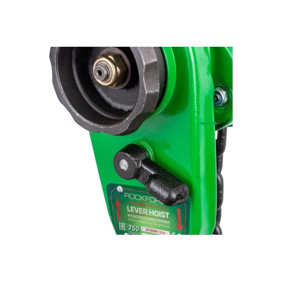 Лебедка подвесная трещоточная RockFORCE 1,5 м, 750 кг RF-TRC7075(64942)