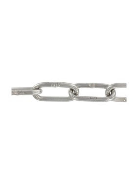 Цепь нержавеющая Edelfix DIN 763, 2x22, А4, сварная, длиннозвеная, 2 м. 7634222 2