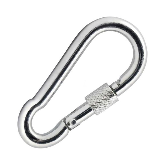 Карабин с фиксатором ООО ПКФ Сварком 8мм оц. DIN5299D (уп/5шт.) k00014040