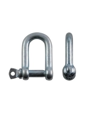 Скоба такелажная BlackWeld 8 мм, цинк, прямой тип, 50 шт. 144961