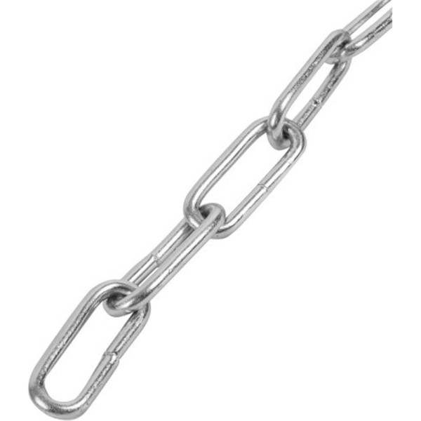 Цепь длиннозвенная BlackWeld d4, цинк, DIN 763 (40м) 144994