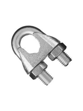 Зажим для стальных канатов BlackWeld 8 мм, цинк, DIN 741, 50 шт. 144913