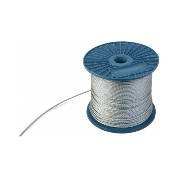 Трос для растяжки BlackWeld d3, цинк, без оплетки, 200 м 144974