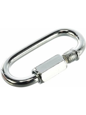 Карабин винтовой BlackWeld 8 мм, цинк, 50 шт. 144937