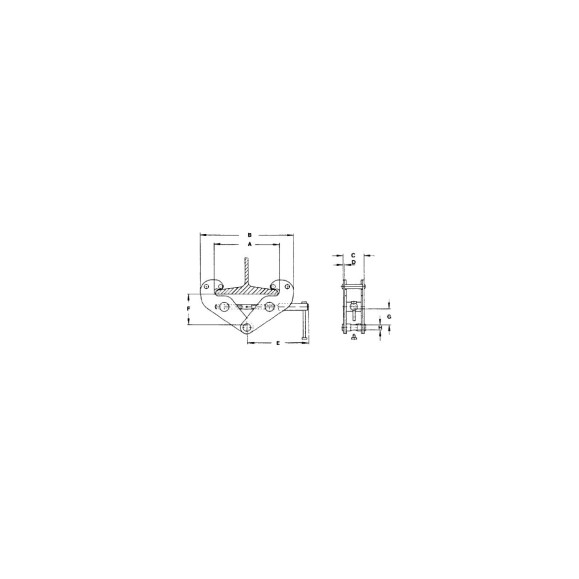 Держатель для тали Jet JBC-1 JE252710