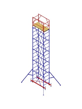Вышка-тура Мега Мега-1 Профи Н=7,4 м 507