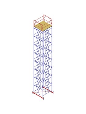 Вышка-тура Мега Мега-3 Профи Н=11,2 м 409