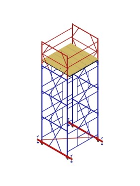 Вышка-тура Мега Мега-3 Профи Н=5,2 м 533