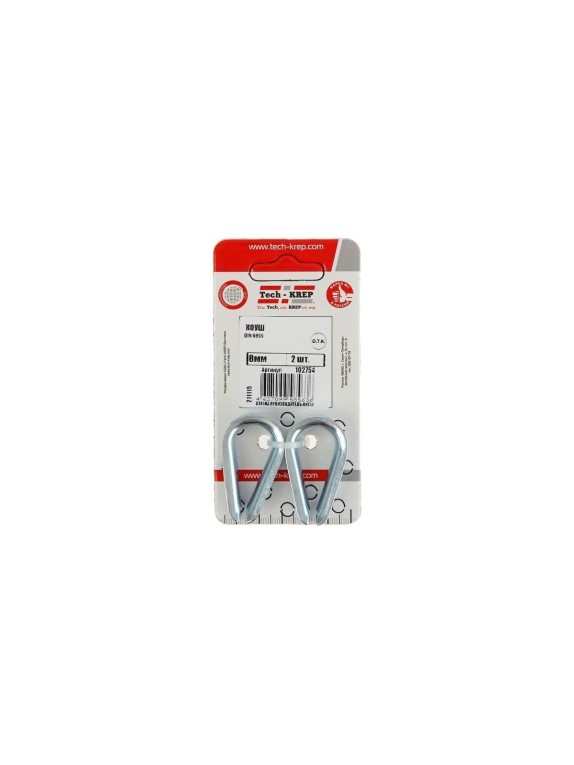 Коуш DIN6899 М8 2шт - ярлык Tech-Krep 102754