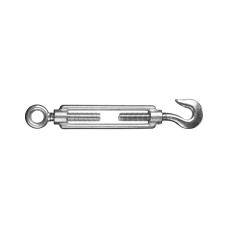 Талреп STAYER DIN 1480, крюк-кольцо, М5, 20 шт, оцинкованный, 30515-05