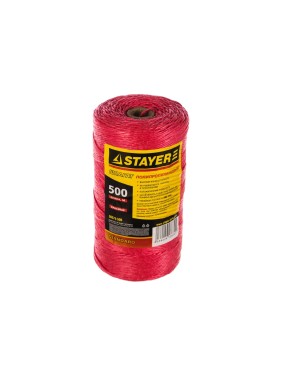 Полипропиленовый шпагат 500 м красный STAYER 50079-500