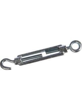 Талреп STAYER DIN 1480, крюк-кольцо, М6, 15 шт, оцинкованный, 30515-06