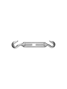 Талреп STAYER DIN 1480, крюк-крюк, М8, оцинкованный, 30525-08