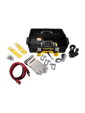 Переносная лебедка с синтетическим тросом в коробке Superwinch Winch2Go 4000 SR W1500