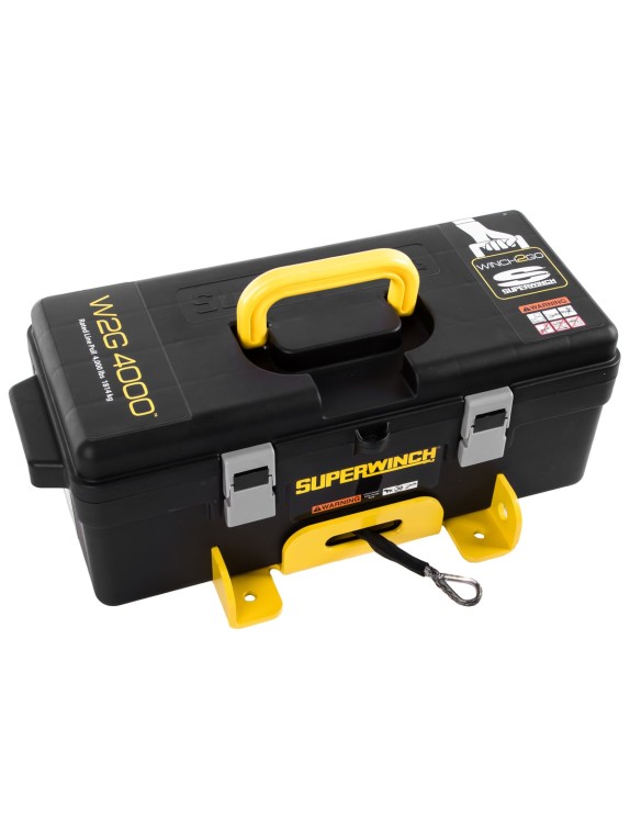 Переносная лебедка с синтетическим тросом в коробке Superwinch Winch2Go 4000 SR W1500