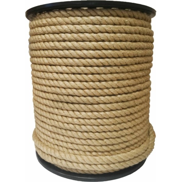 Джутовый канат, катушка, 16мм х 80м Эбис 00143