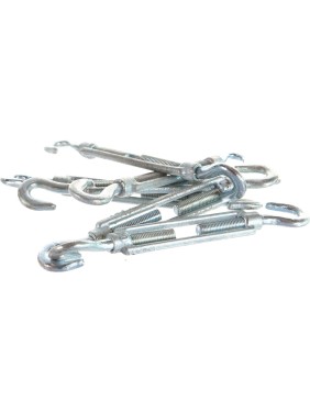 Талреп STAYER DIN 1480, крюк-крюк, М10, 6 шт, оцинкованный, 30525-10