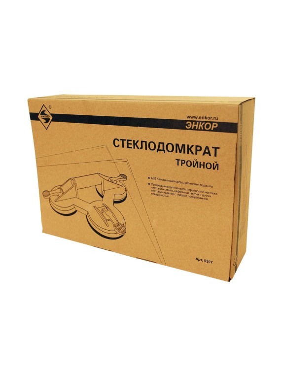 Тройной стеклодомкрат Энкор 9397
