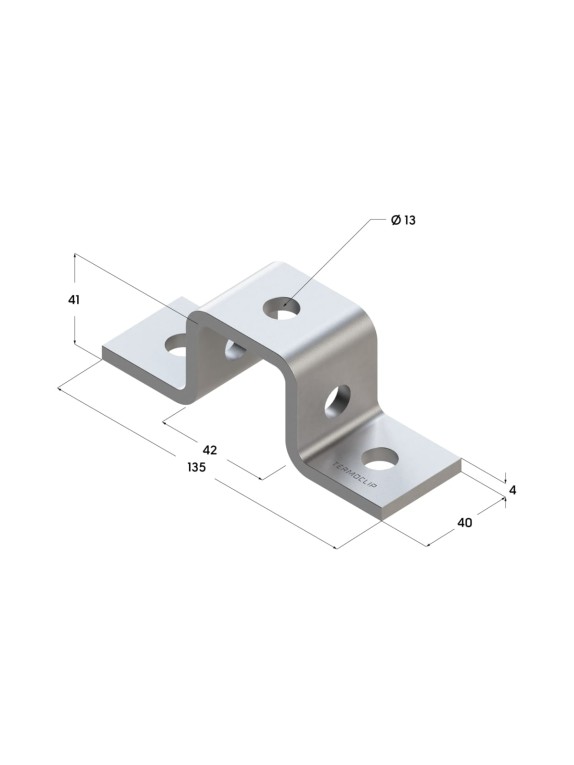 Соединительная скоба Termoclip 41х41 4F5 9380002