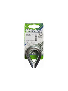 Коуш Fixbox DIN 6899 12 мм белый цинк 1 шт 029620