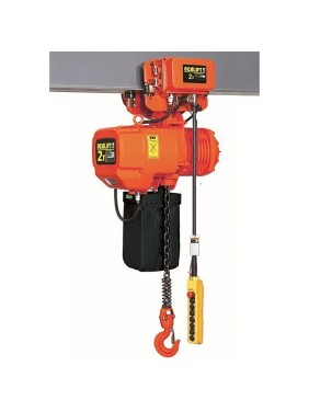 Цепная передвижная электрическая таль OCALIFT 02-01S г/п 2 тонны, высота 12М, 380В OCA0201ST12m