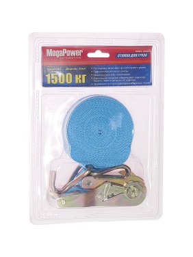 Стяжка для груза с храповиком MEGAPOWER 1500кг M-73156H